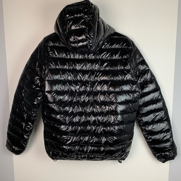 NWT Staple Pigeon Men’s Shinny Black Puffer Winter Jacket Streetwear XSmall - Picture 2 of 9